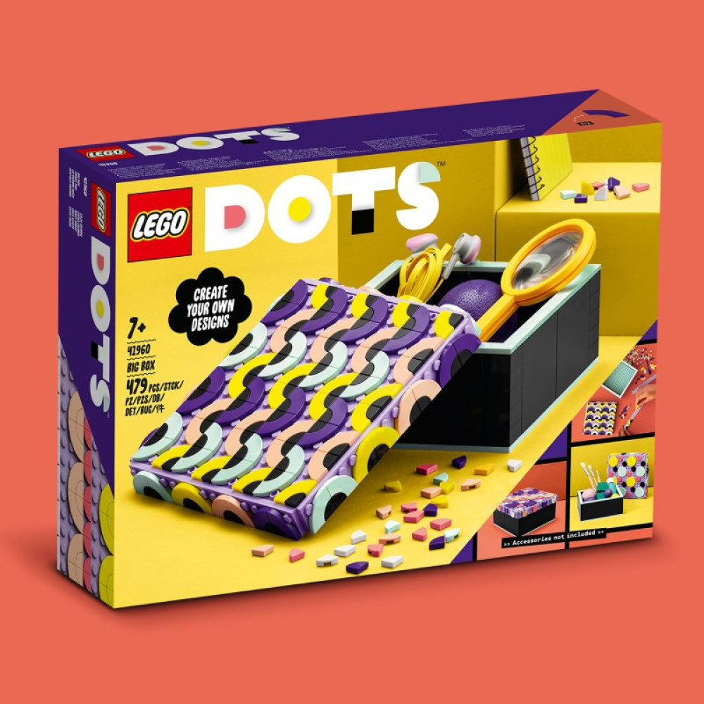 Конструктор LEGO DOTS Большая коробка 479 деталей (41960)