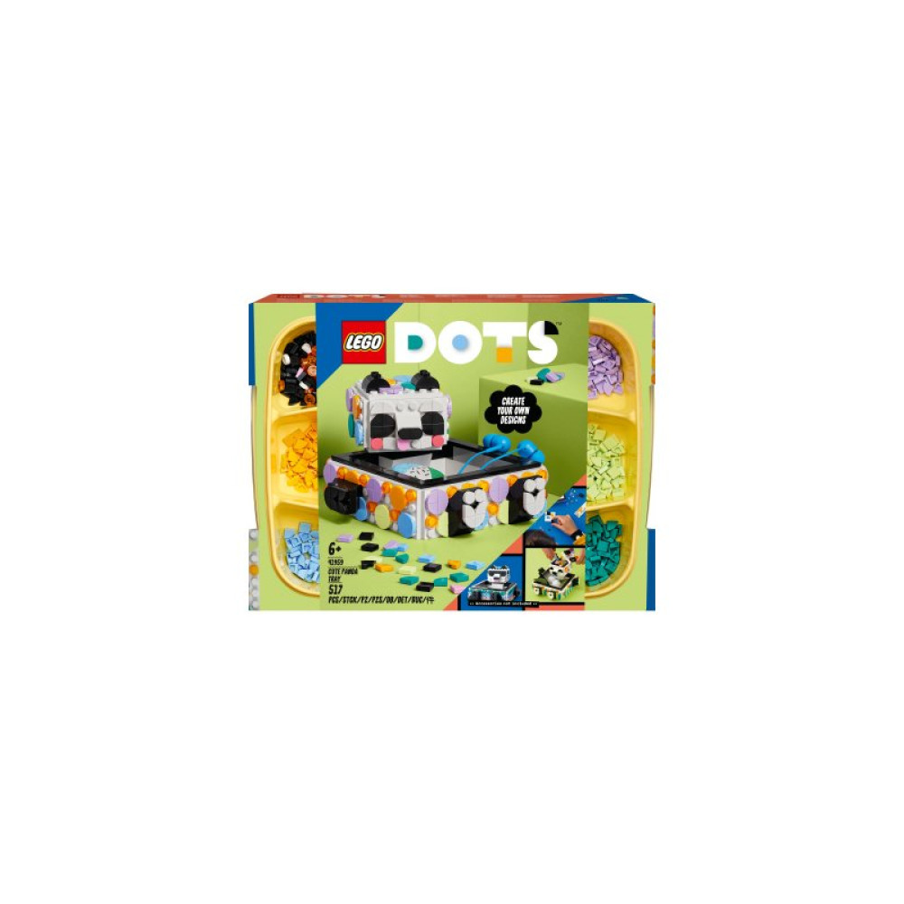 Конструктор LEGO DOTS Ящик с милой пандой 517 деталей (41959)
