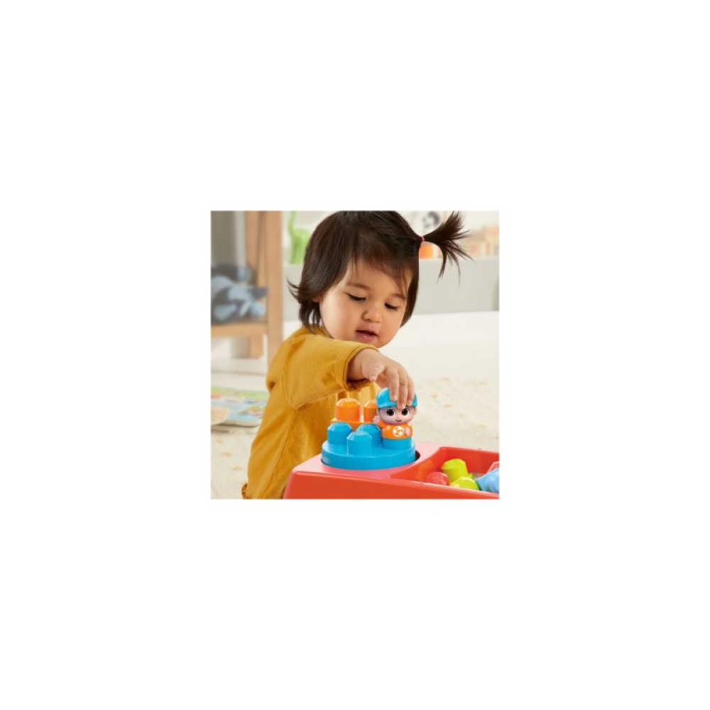 Конструктор Mega Bloks Тележка-каталка Конструктор на колесах (HHN00)