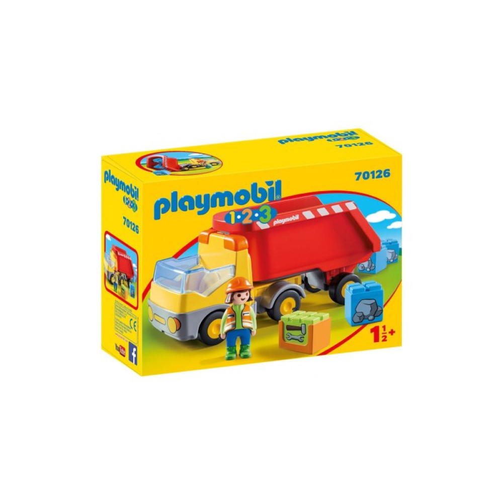 Конструктор Playmobil 1.2.3 Самосвал (70126)