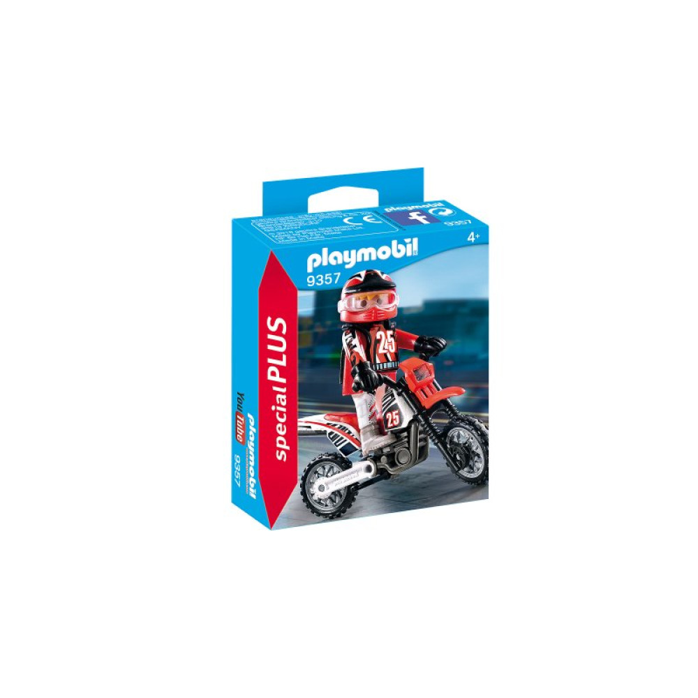 Конструктор Playmobil Special plus Мотогонщик (9357)