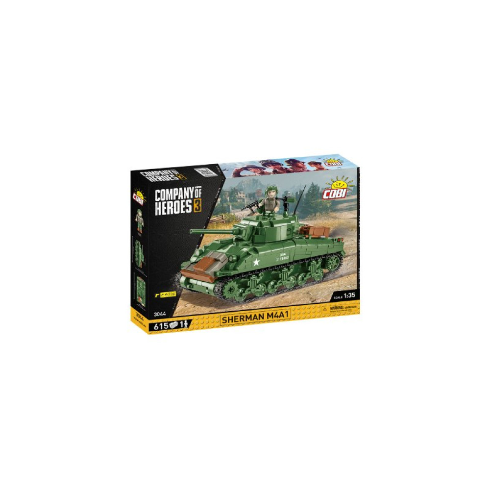 Конструктор Cobi Company of Heroes 3 Танк M4 Шерман, 615 деталей (COBI-3044)