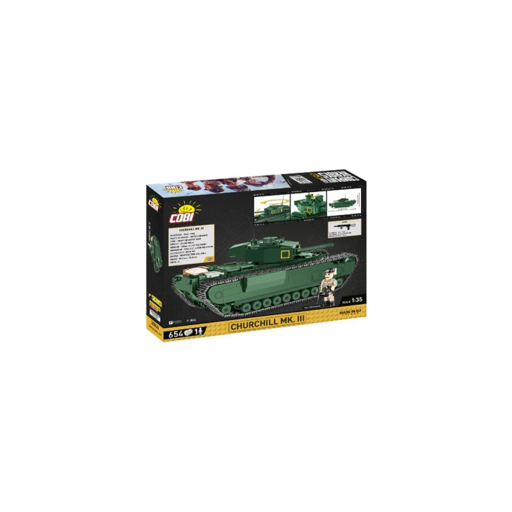 Конструктор Cobi Company of Heroes 3 Танк Mk III Черчилль, 654 деталей (COBI-3046)