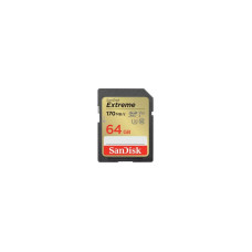 Карта памяти SanDisk 64GB SD class 10 UHS-I U3 V30 Extreme (SDSDXV2-064G-GNCIN)