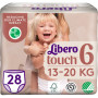 Подгузник Libero Touch Pants Размер 6 (13-20 кг) 28 шт (7322541739670) Подгузник Libero Touch Pants Размер 6 (13-20 кг) 28 шт (7322541739670)