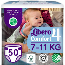 Подгузник Libero Comfort Размер 4 (7-11 кг) 50 шт (7322541756844) Подгузник Libero Comfort Размер 4 (7-11 кг) 50 шт (7322541756844)