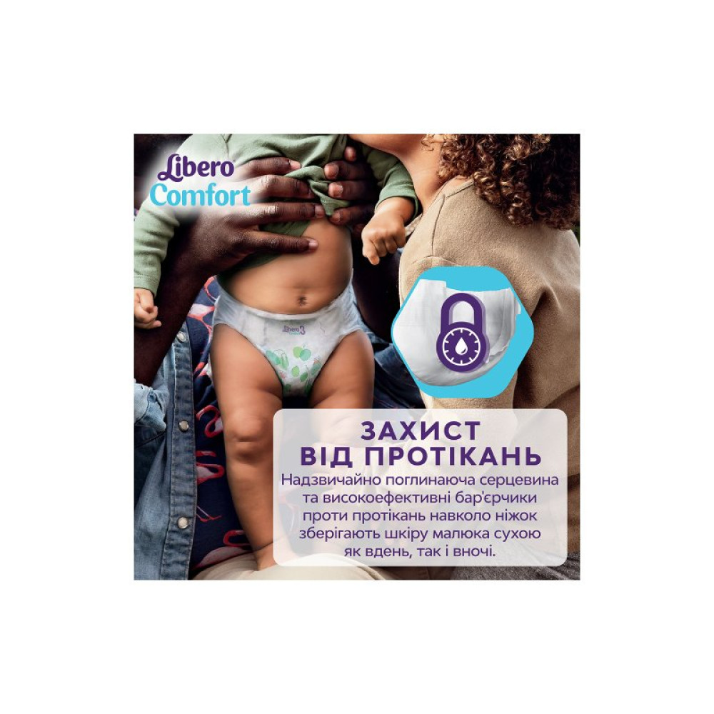 Подгузник Libero Comfort Размер 5 (10-14 кг) 76 шт (7322541756912) Подгузник Libero Comfort Размер 5 (10-14 кг) 76 шт (7322541756912)