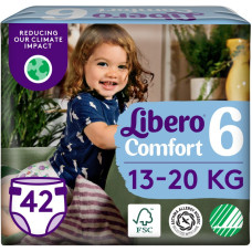 Подгузник Libero Comfort Размер 6 (13-20 кг) 42 шт (7322541757049)