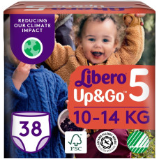 Подгузник Libero Up&Go Размер 5 (10-14 кг) 38 шт (7322541742458) Подгузник Libero Up&Go Размер 5 (10-14 кг) 38 шт (7322541742458)