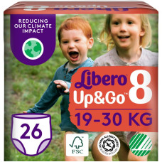 Подгузник Libero Up&Go Размер 8 (19-30 кг) 26 шт (7322541743448) Подгузник Libero Up&Go Размер 8 (19-30 кг) 26 шт (7322541743448)