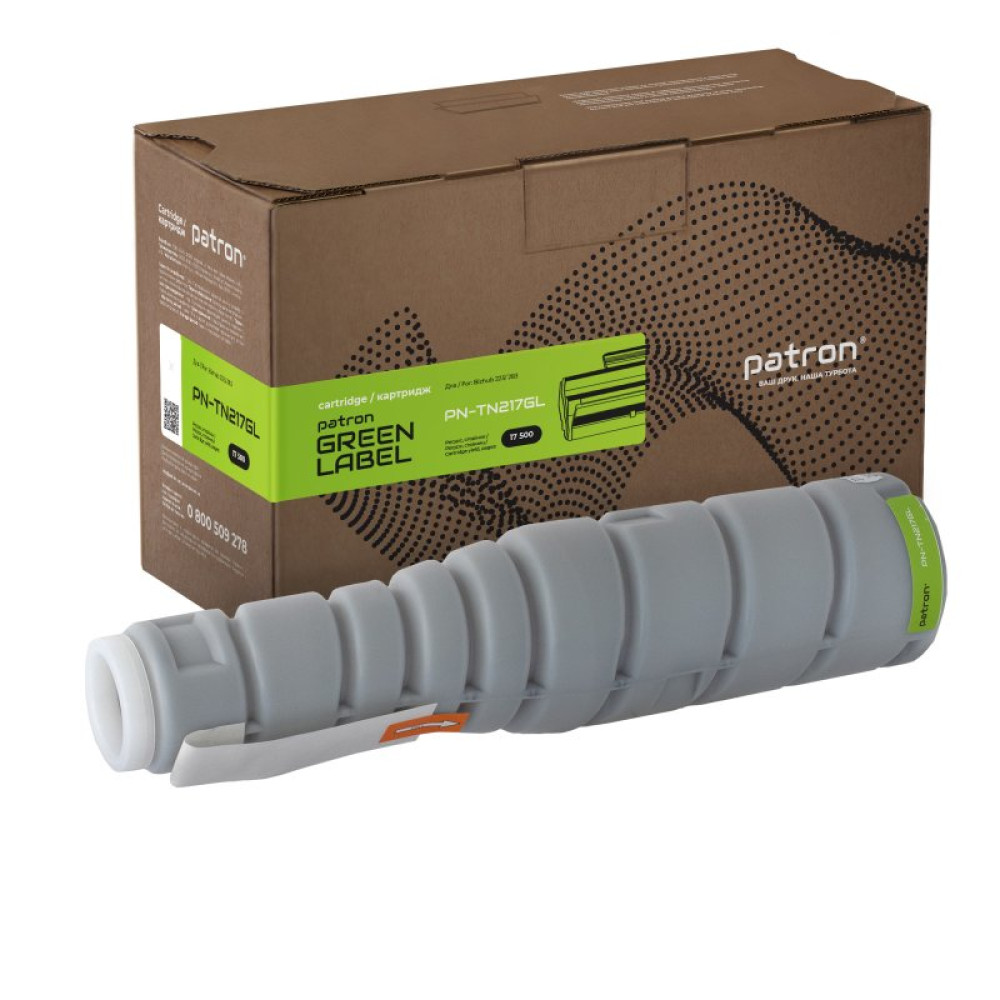Тонер-картридж Patron Konica Minolta TN217 Green Label (PN-TN217GL)