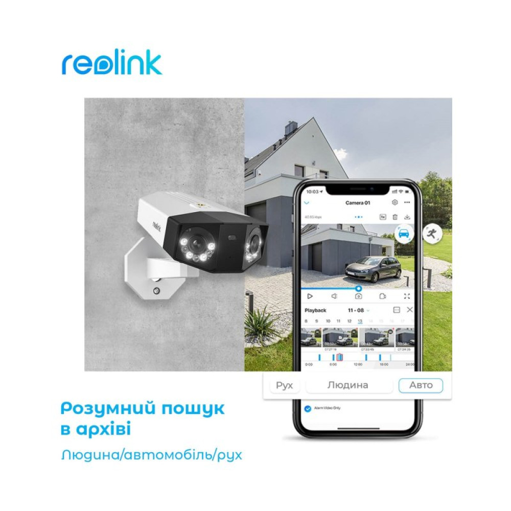 Камера відеоспостереження Reolink Duo 2 POE