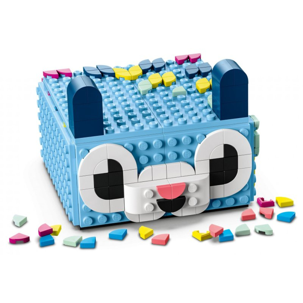 Конструктор LEGO DOTS Креативный ящик «Животные» 643 детали (41805)