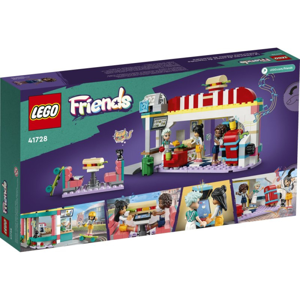 Конструктор LEGO Friends Хартлейк Сити: ресторанчик в центре города 346 деталей (41728)