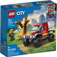 Конструктор LEGO City Пожарно-спасательный внедорожник 97 деталей (60393)