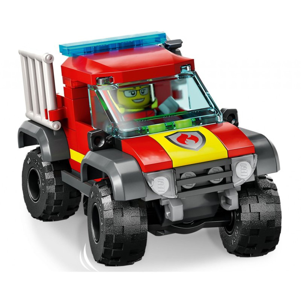 Конструктор LEGO City Пожарно-спасательный внедорожник 97 деталей (60393)