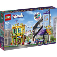 Конструктор LEGO Friends Цветочные и дизайнерские магазины в центре города 2010 деталей (41732)