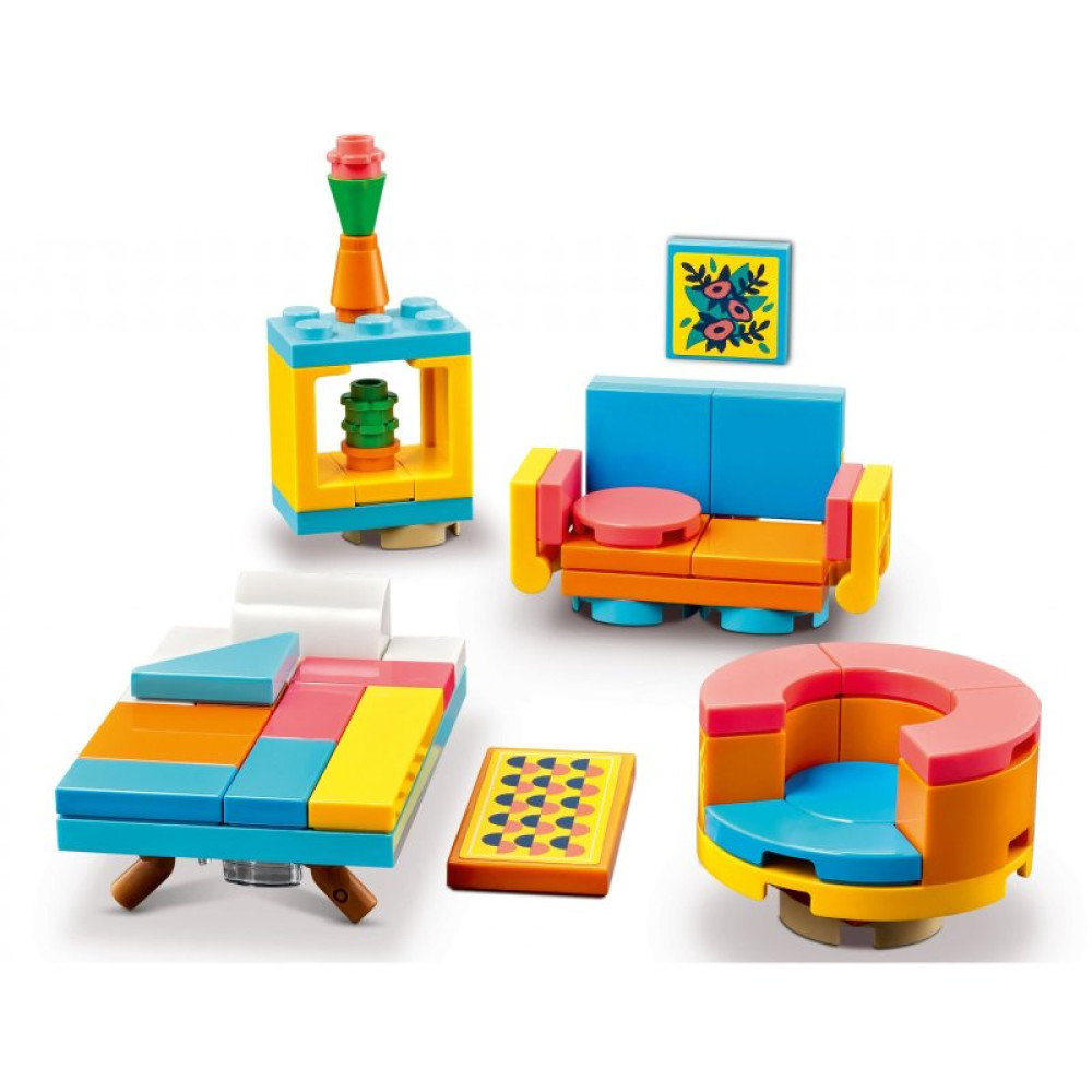 Конструктор LEGO Friends Цветочные и дизайнерские магазины в центре города 2010 деталей (41732)