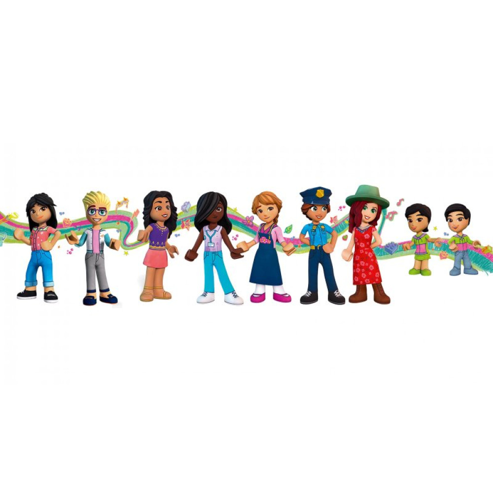 Конструктор LEGO Friends Цветочные и дизайнерские магазины в центре города 2010 деталей (41732)