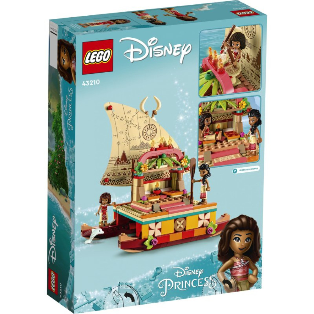 Конструктор LEGO Disney Princess Поисковая лодка Ваяны 321 деталь (43210)