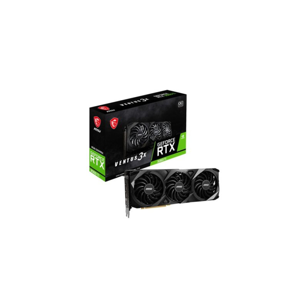 Відеокарта MSI GeForce RTX3060Ti 8Gb VENTUS 3X D6X OC (RTX 3060 Ti VENTUS 3X 8GD6X OC)