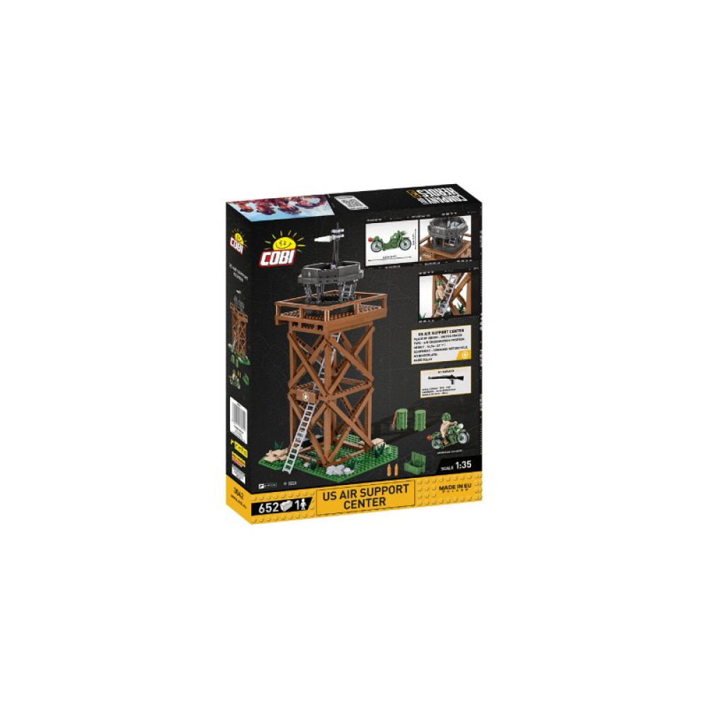 Конструктор Cobi Company of Heroes 3 USA Центр Авиаподдержки, 652 детали (COBI-3042)