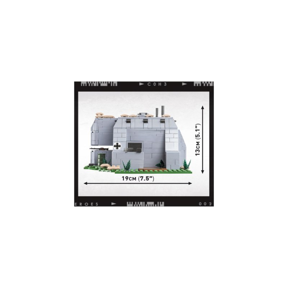 Конструктор Cobi Company of Heroes 3 Німецький дот, 642 деталей (COBI-3043)