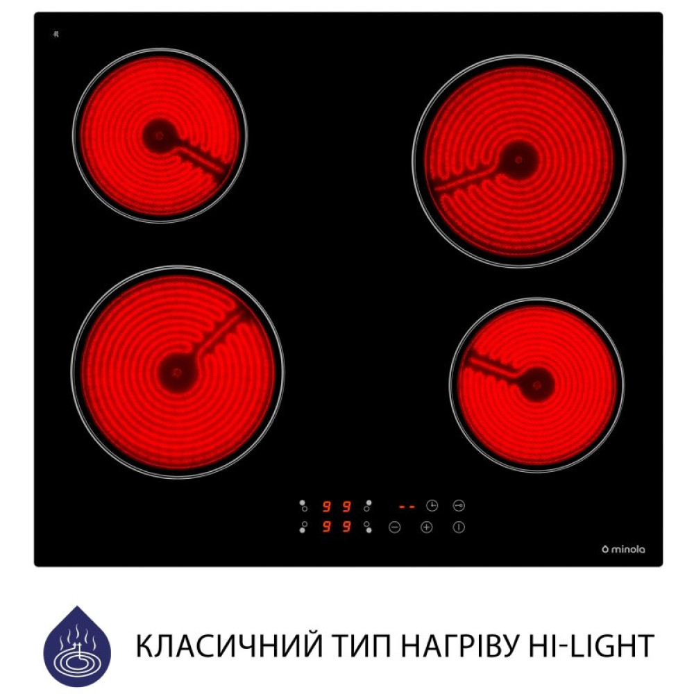 Варочная поверхность Minola MVH 6034 KBL
