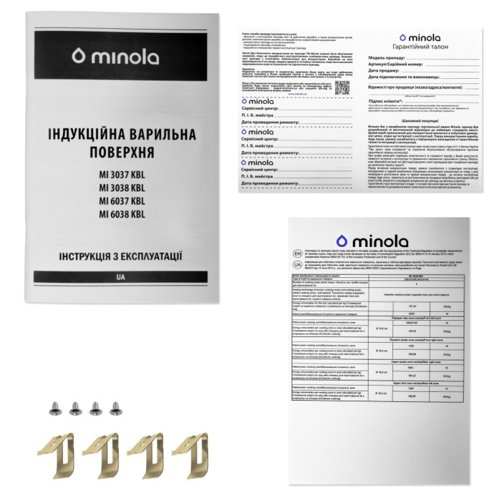 Варочная поверхность Minola MI 3038 KBL