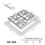 Варочна поверхня Weilor GG 604 WH