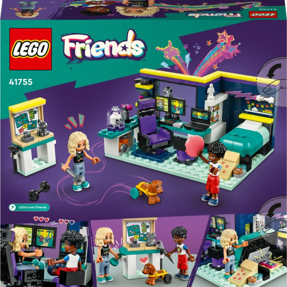 Конструктор LEGO Friends Комната Нови 179 деталей (41755)