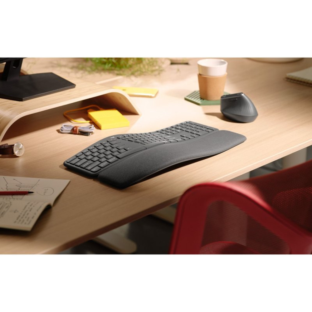 Клавиатура Logitech ERGO K860 for Business Bluetooth/Wireless UA Black (920-010352)
