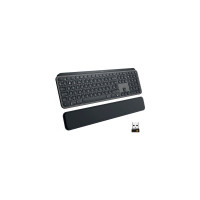 Клавиатура Logitech MX Keys Plus Advanced Wireless Illuminated with Palm Rest UA Graphit (920-009416)