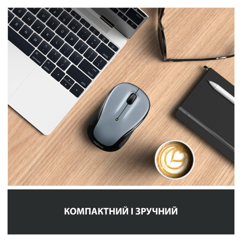 Мышка Logitech M325s Wireless Light Silver (910-006813)
