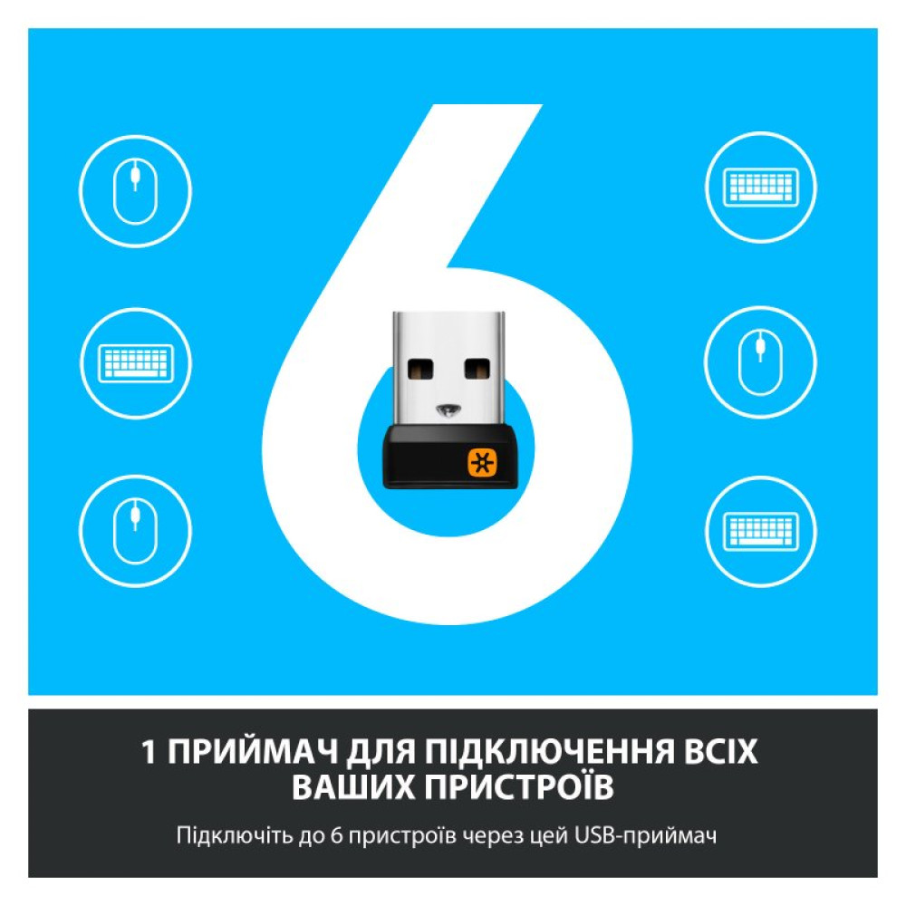 Мышка Logitech M325s Wireless Light Silver (910-006813)
