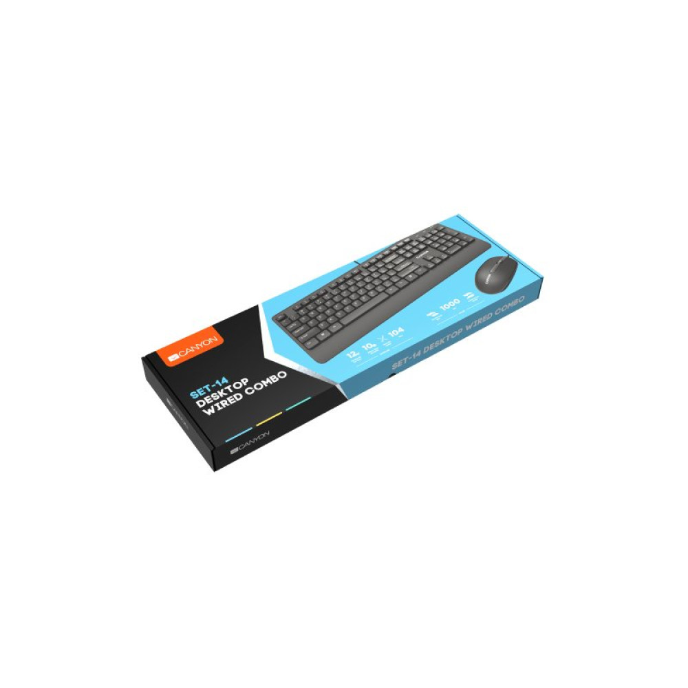 Комплект Canyon SET-14 USB Black (CNE-CSET4-RU)