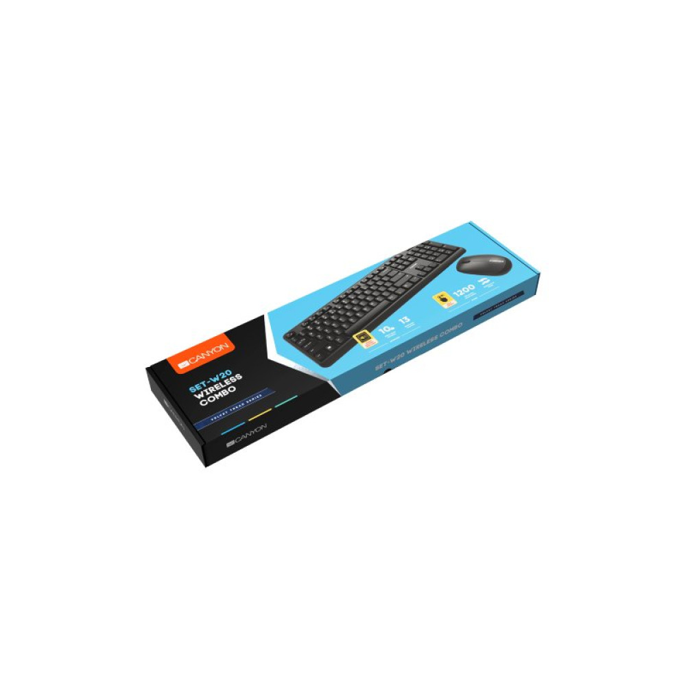 Комплект Canyon SET-W20 Wireless Black (CNS-HSETW02-RU)