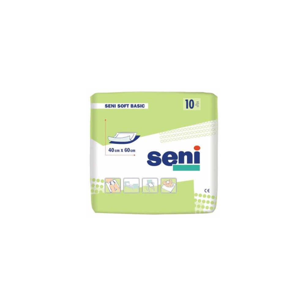 Пелюшки для малюків Seni Soft Basic 40х60 см 10 шт (5900516692445)