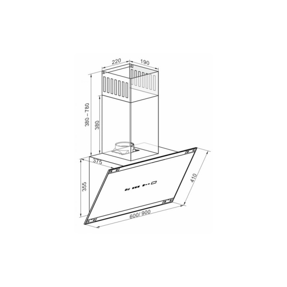 Вытяжка кухонная Kaiser AT9445ELFADECO