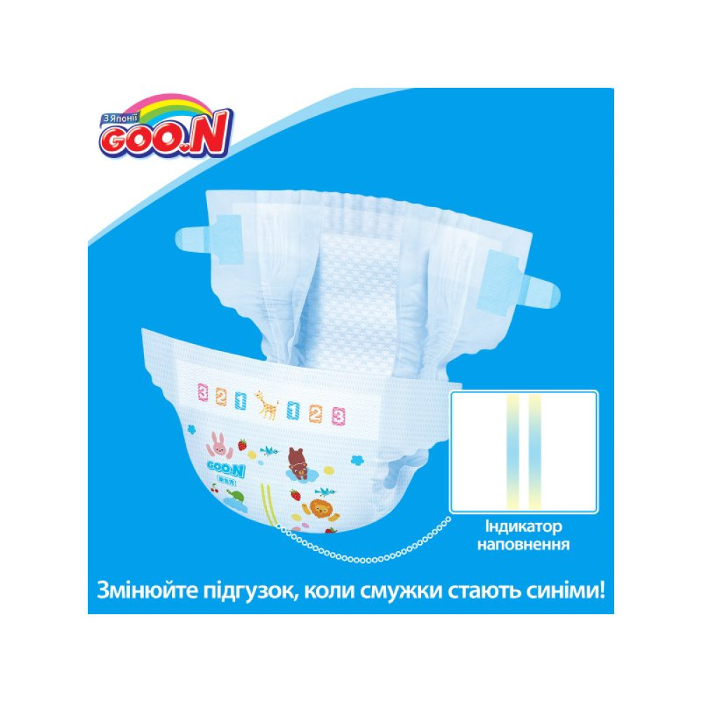 Підгузок GOO.N SSS для маловагих новонароджених 1.8 - 3.5 кг унісекс 36 шт. (853887)