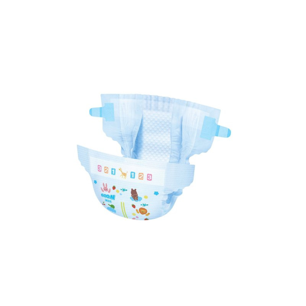 Подгузник GOO.N для новорожденных до 5 кг размер SS на липучках 90 шт (843152)