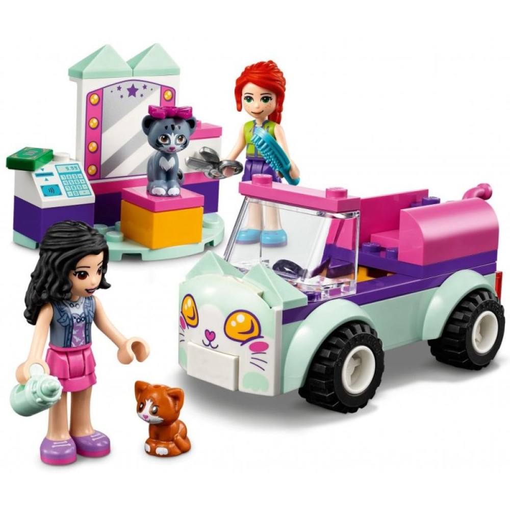 Конструктор LEGO Friends Авто парикмахера для кошек 60 деталей (41439)