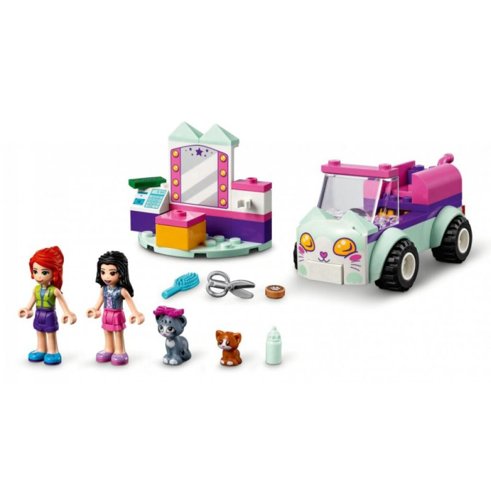 Конструктор LEGO Friends Авто парикмахера для кошек 60 деталей (41439)