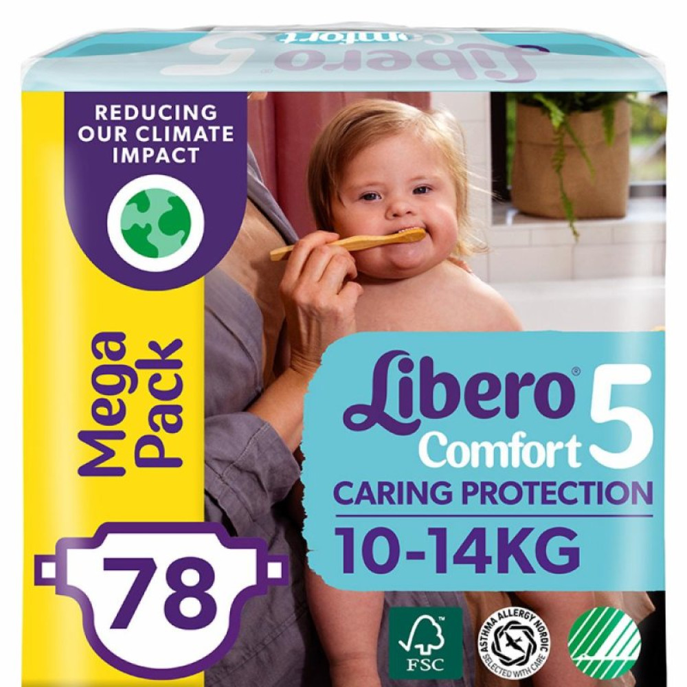 Подгузник Libero Comfort 5 10-14 кг 78 шт (7322541083346)