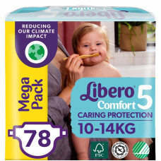 Подгузник Libero Comfort 5 10-14 кг 78 шт (7322541083346) Подгузник Libero Comfort 5 10-14 кг 78 шт (7322541083346)