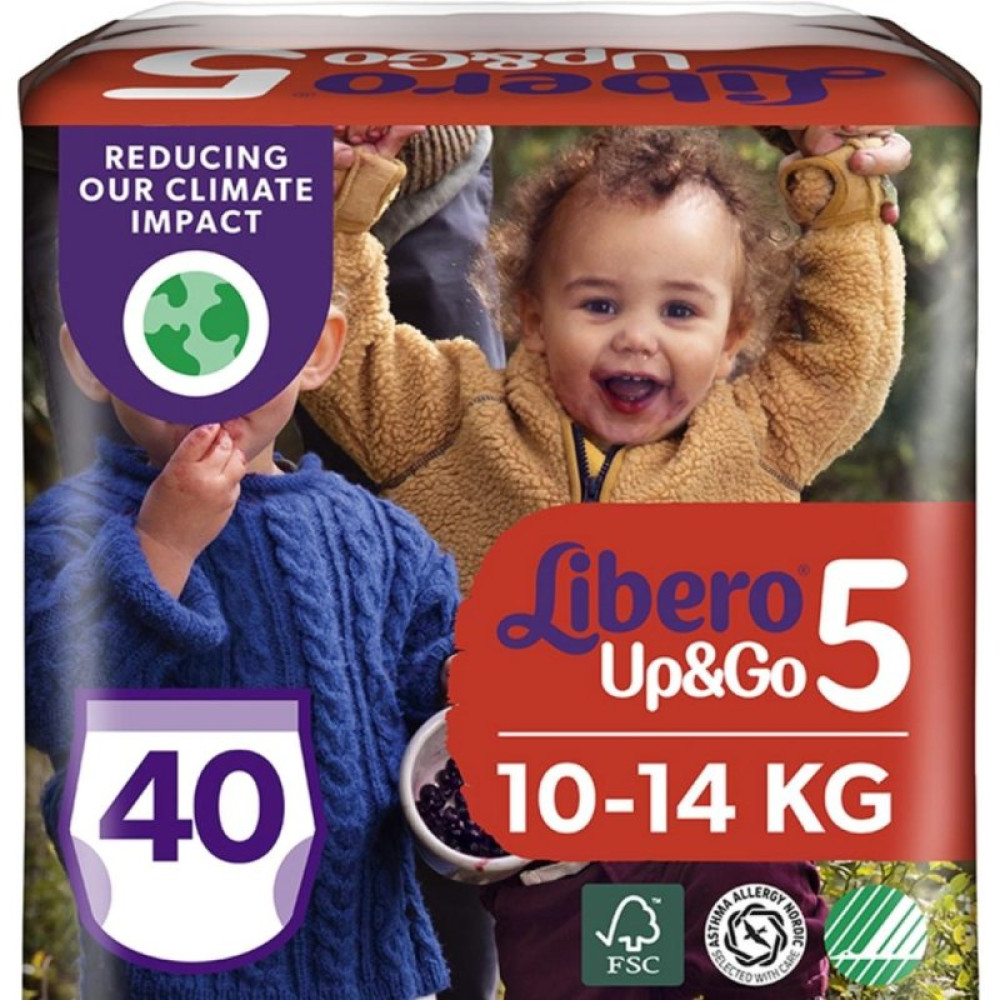 Подгузник Libero UpGo 5 10-14 кг 40 шт (7322541089706) Подгузник Libero UpGo 5 10-14 кг 40 шт (7322541089706)
