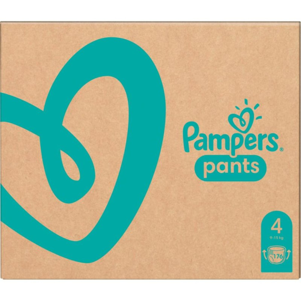Подгузник Pampers трусики Pants Maxi Размер 4 (9-15 кг) 176 шт (8006540068557)