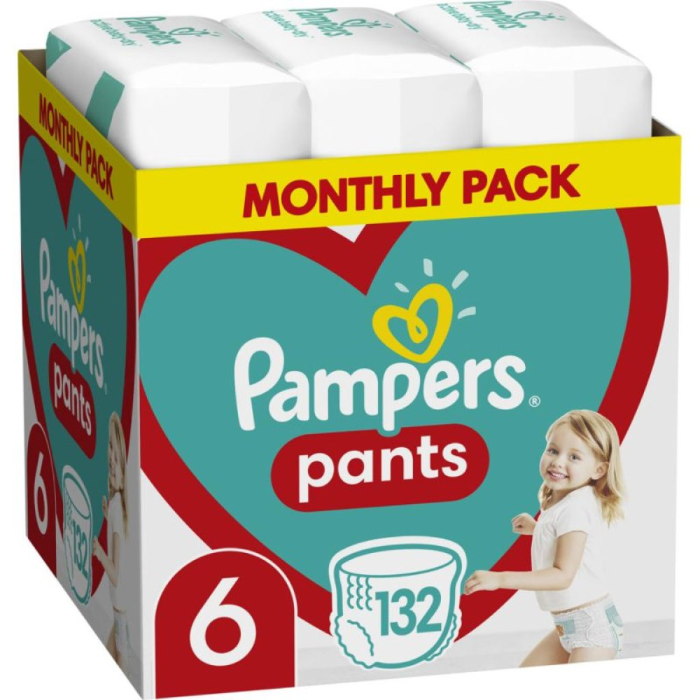 Подгузник Pampers трусики Pants Giant Размер 6 (15+ кг) 132 шт (8006540068632) Подгузник Pampers трусики Pants Giant Размер 6 (15+ кг) 132 шт (8006540068632)