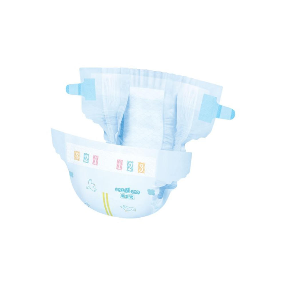 Подгузник GOO.N Plus для новорожденных до 5 кг размер SS на липучках 36 шт (843333)