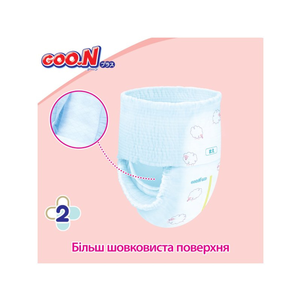 Підгузок GOO.N Plus Трусики 12-20 кг XL унісекс 38 шт (843341)